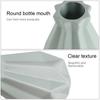 Origami Plastic Vase White Imitation Ceramic Flower Pot Flower Basket Flower Vase Home Decor (Flower Not Included)