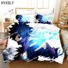 3D Anime Pattern My Hero Academia Bedding Set Printed single Comforter Quilt Bed Cover Pillow Case 3 Pieces Sets Kids Adult Size