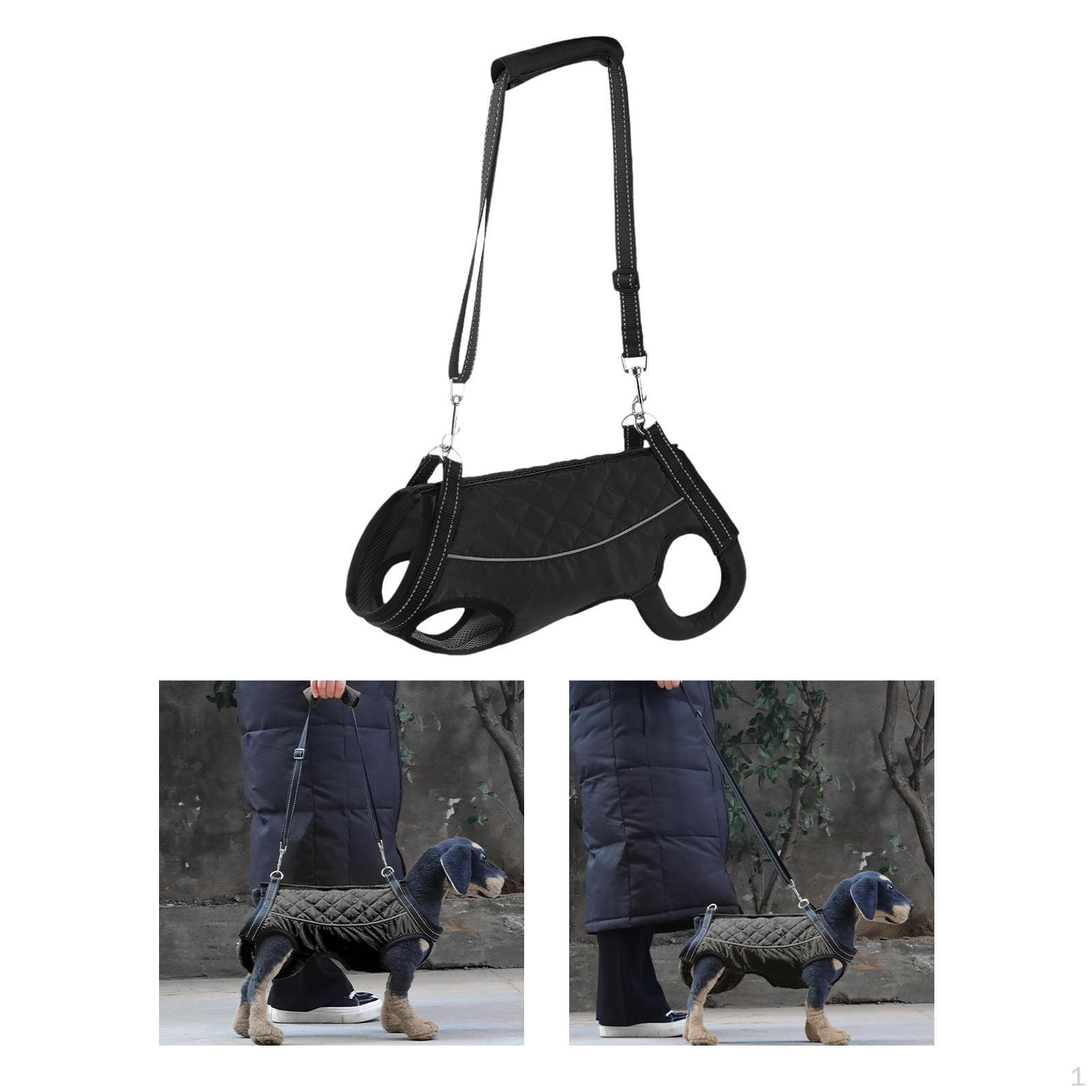 

Удобная переноска для собак с поддержкой всего тела L Black