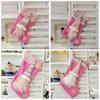 Christmas Stocking Faceless Gnome Doll Pink Socks Santa Claus Fabric Gift Bag Xmas Tree Ornament Hanging Party Festival Supplies