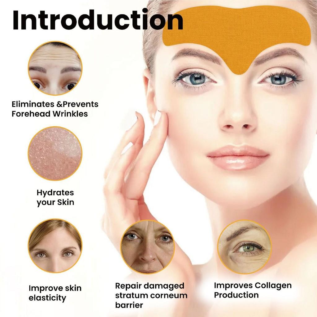 Bupy Forehead Wrinkle Patches Anti-aging Firming Skin Treatment For All Skin Types