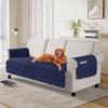 1/2/3/4 Seater Pets Kids Sofa Cover Mat Anti Cat Scratches Armchair Cover Non-Slip Anti-Dust Plaid Sofa Slipcovers Protectors