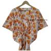 Women Cotton Yellow Summer Sleepwear Beach Cover Mashroom Print Caftan Dress CKFTN-SCRN-FULL-BUYIT-183