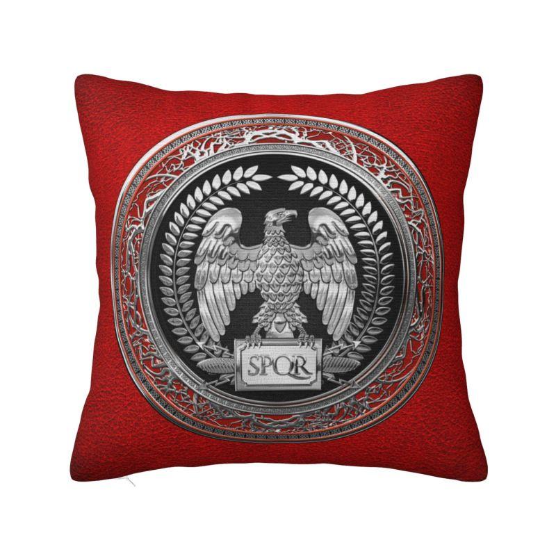 

Custom Roman Empire Gold Imperial Eagle Pillow Case 45x45cm for Sofa Rome SPQR Nordic Cushion Cover Square Pillowcase 30x30cm 12x12in