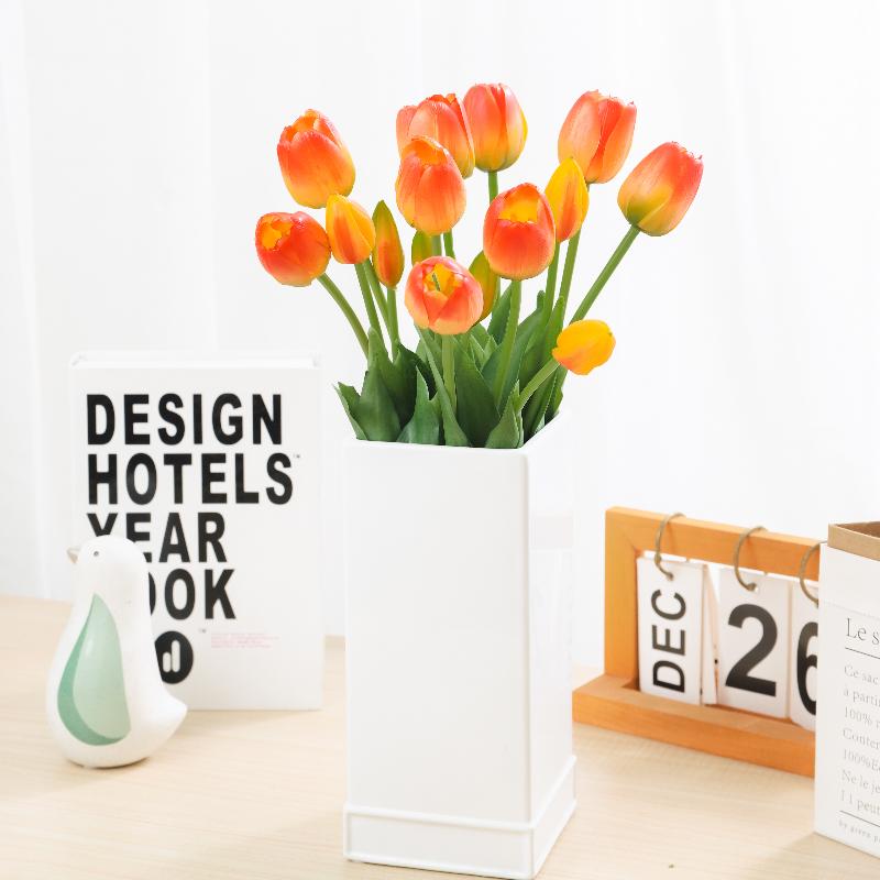 5 ks Silikonové tulipány Umělé květiny Realistické na dotek Kytice umělých květin Svatební dekorace Květina pro domácí zahradu Vánoční dekorace