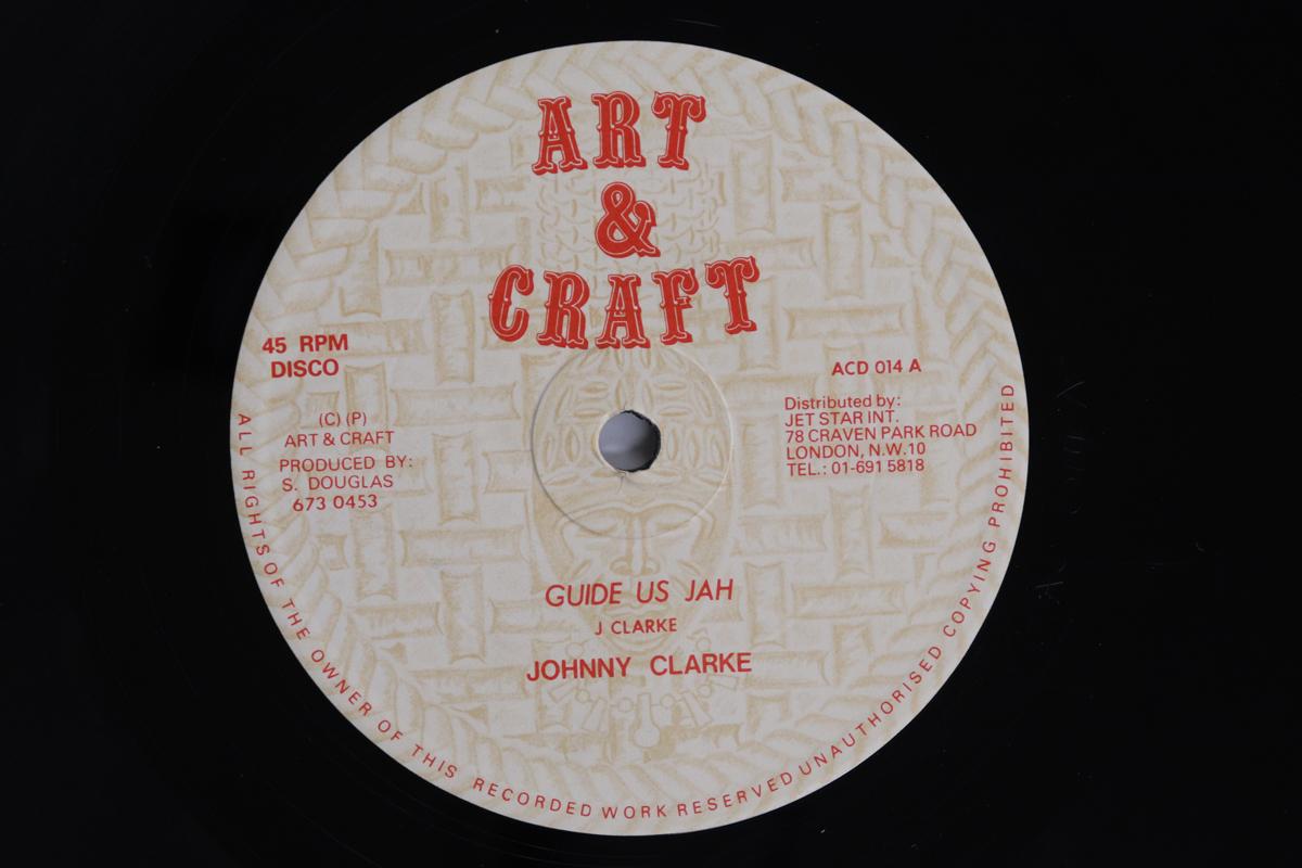 

12inch Record JOHNNY CLARKE Guide Us Jah Guide Us Version ACD014 ART CRAFT 1981 UK Reggae Ska Dub Used