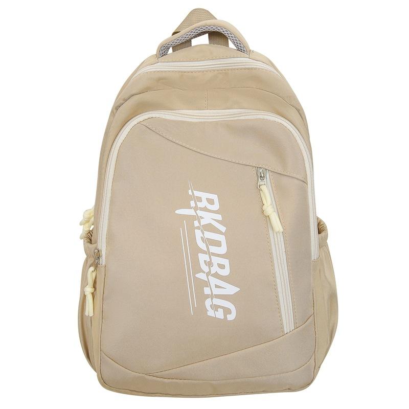 

Женский рюкзак большой вместимости, мужской дорожный рюкзак с буквенным принтом, школьный рюкзак для школьников хаки