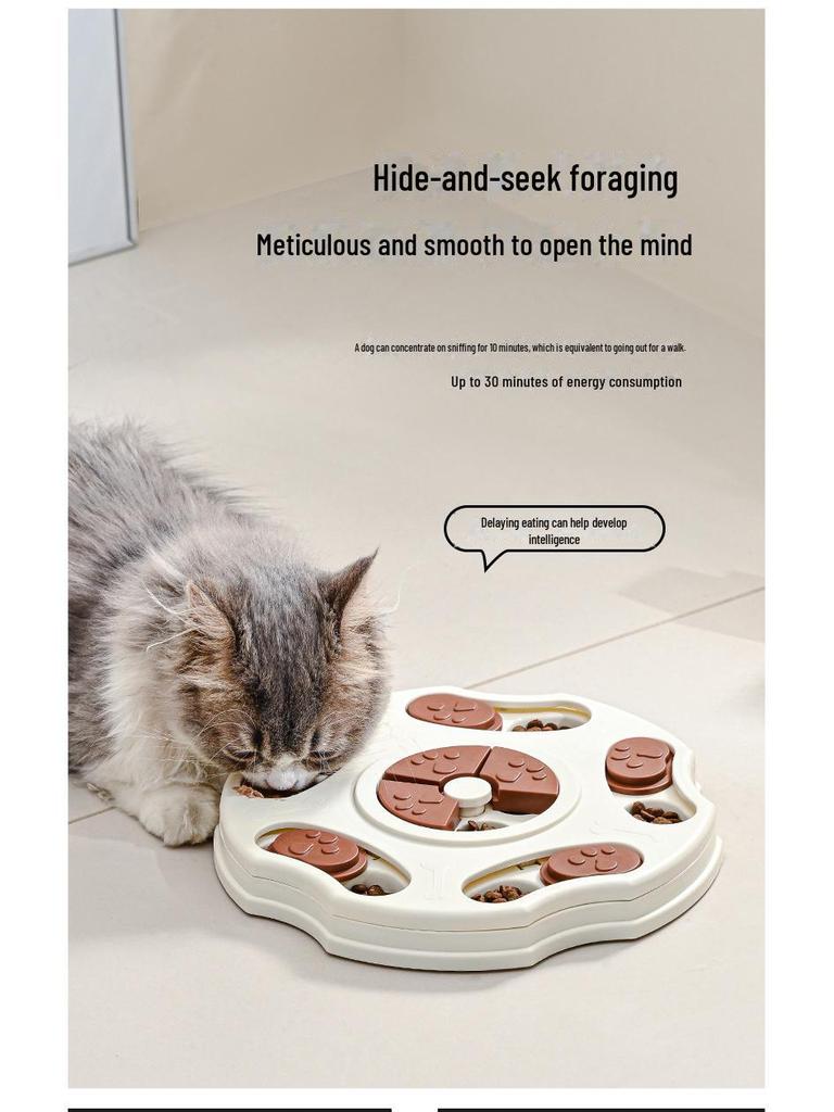 Interactive Dog Training & Anti-Choking Slow Feeder Bowl - Pet Boredom Relief Toy