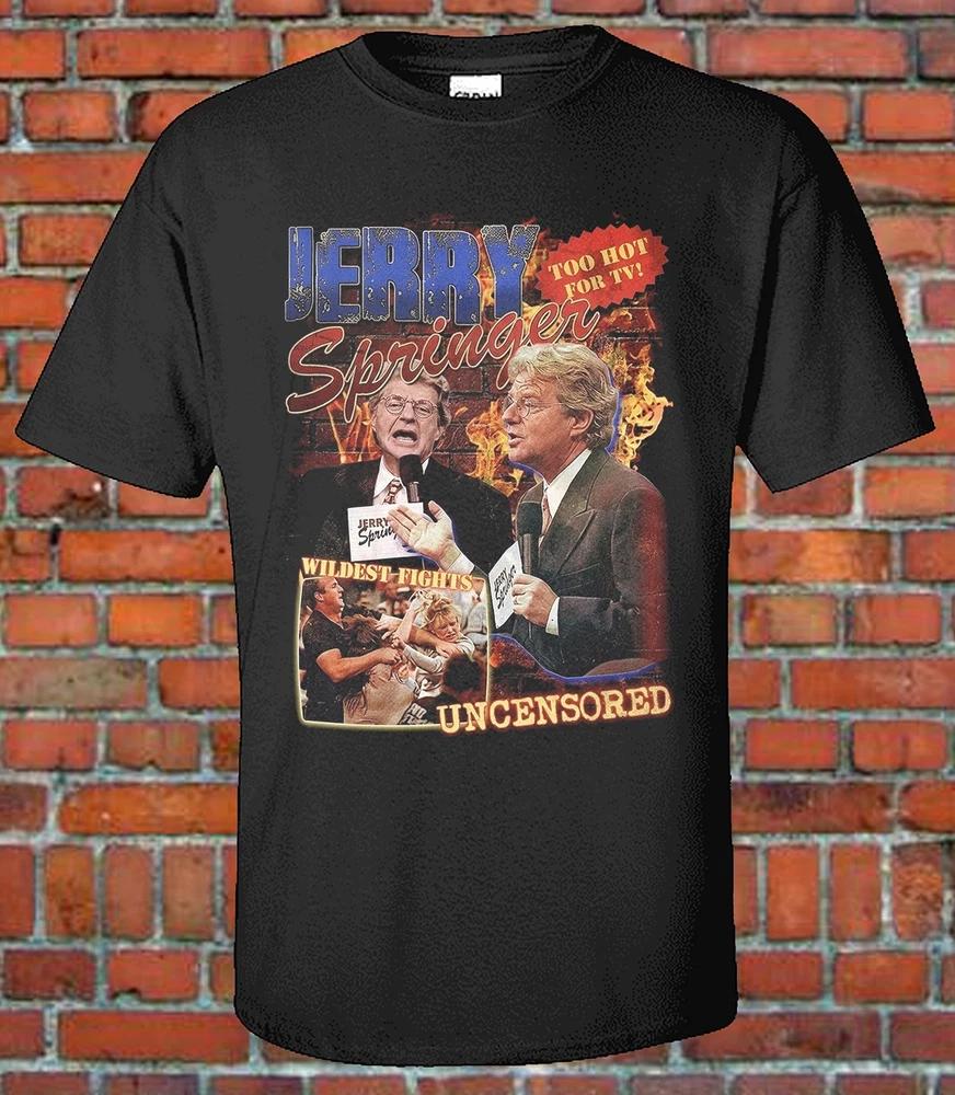 Retro 90s Talk Show Legend Graphic Tee  Vintage Uncensored Style TShirt Jerry S