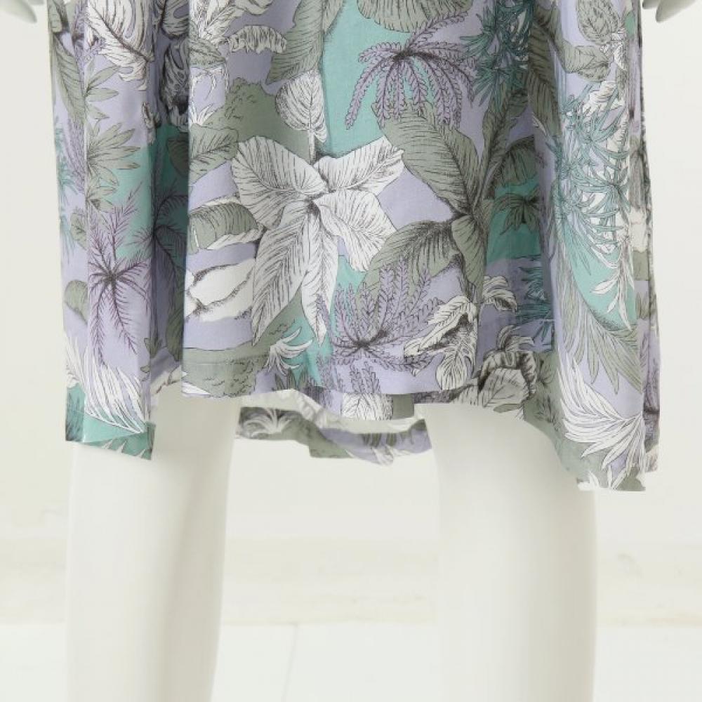 Wacoal Rayon Palm Tree Pattern Shower Gown Wgn719wl
