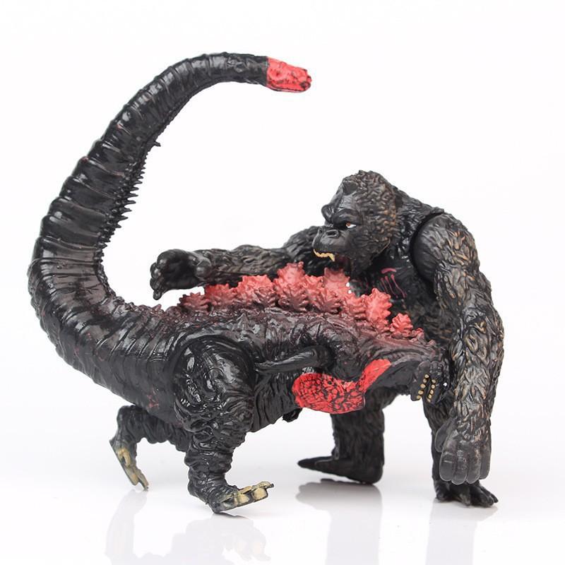 6pcs Godzilla King of Monsters Runaway Mechanical Red Lotus Planet Godzilla Action Figure Collection Model Toy Kid Birthday Gift