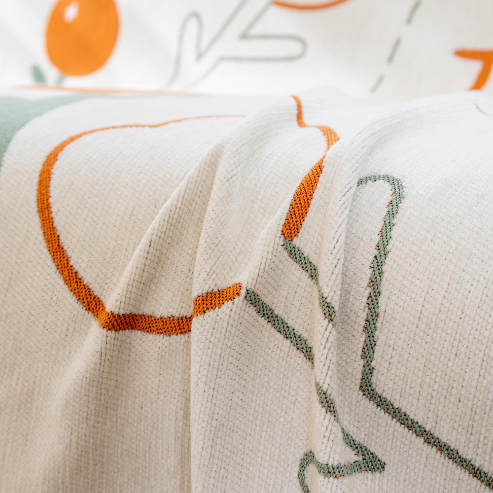 Fresh Ins Style Sofa Cover Towel Four Seasons Universal Sofa Cover Full Covered Cushion Anti-Scratching