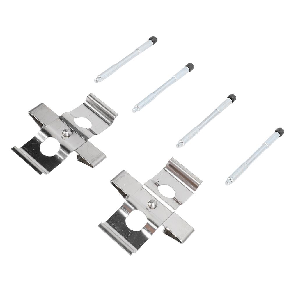 Disc Brake Caliper Hardware Kit MBA1296 Stainless Steel Front Brake Pads Fitting Kit with Pins Clips for 406 Coupe