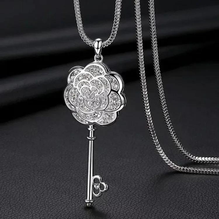 Classic Geometric Irregularity Pendant Long Necklace for Women New Sweater Accessories Cute Gifts Hip Hop Jewelry