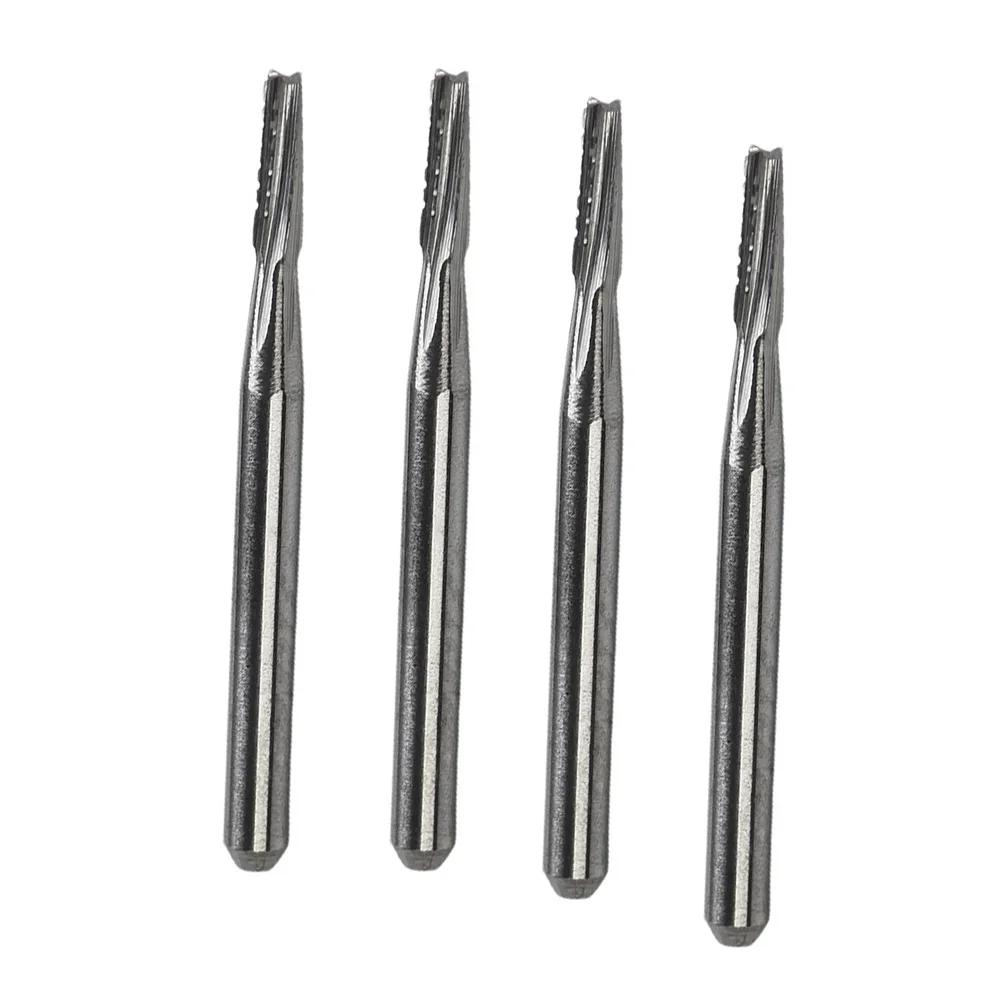 4PCS 1mm Car Glass Tapered Carbide Drill Bit Automobile Windshield Drilling Hole Drill Bit Repair Cutting Tools Accessories