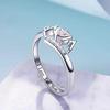 Exquisite Mom Rings Copper Color Caved Letter "I Love You Mom" Delicate Birthday Gift For Mother Fashion Women Jewelry