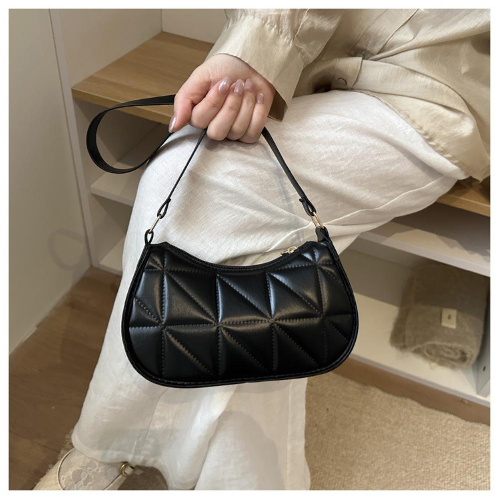 Niche Design Casual Handbag, Vintage Simple Shoulder Underarm Bag Fashion Daily Commute Crossbody Purse