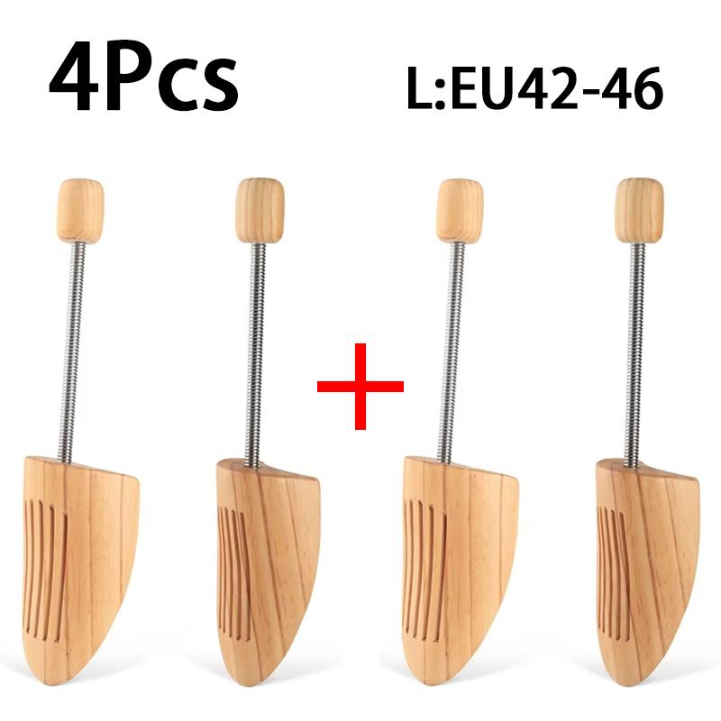 Wooden Shoe Stretcher Men Women Internal Support Shoe Tree Anti Deformation Shoe Trees Shaping Anti Wrinkle Shoe Lasts 2Pcs/4Pcs