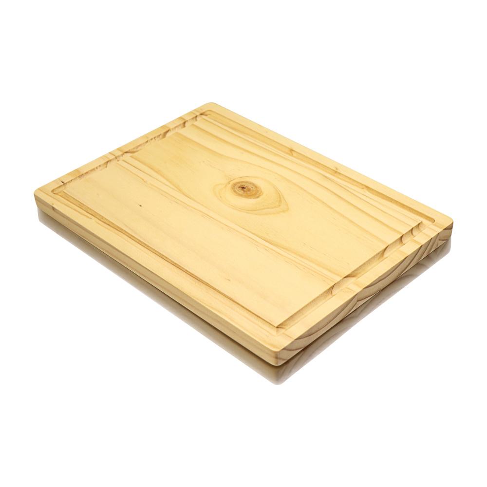

Natural Wooden Cutting Board Double-sided Pine Chopping Board Cheese board Multi-Use Portable outdoor chopping block