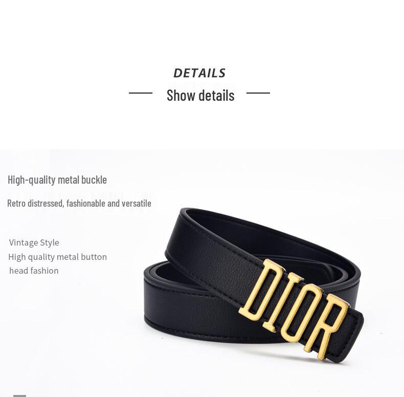 Women's Korean Style Leather Belt with Letter Buckle - Minimalist Fashion Belt for Skirts and Pants