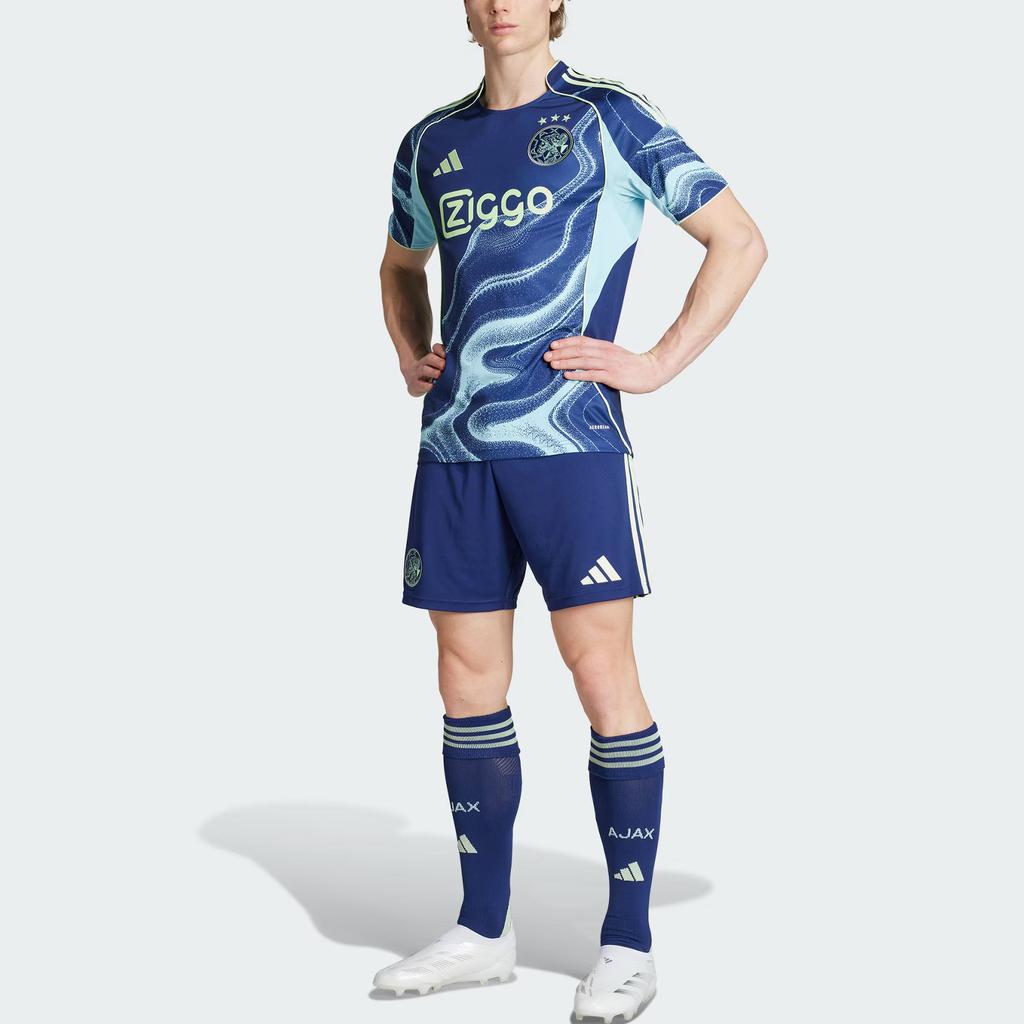 Adidas Ajax Amsterdam SS25 25/26 Away Comfortable Simple Slim Fit Fan Version Short Sleeve Football Shirt Men Tops JP1447