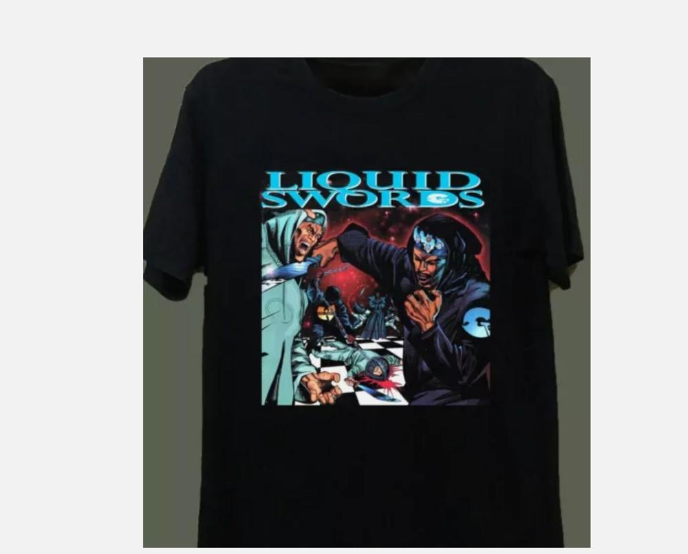 Liquid Swords Album Hip Hop Rap GZA T Shirt Gift For Fans All Sizes Unisex T-Shirt S