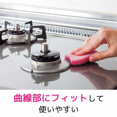 3M Scotch-Brite GH-4K Sponge Cleaner for Gas and Induction Cooktops, 4-Piece Set