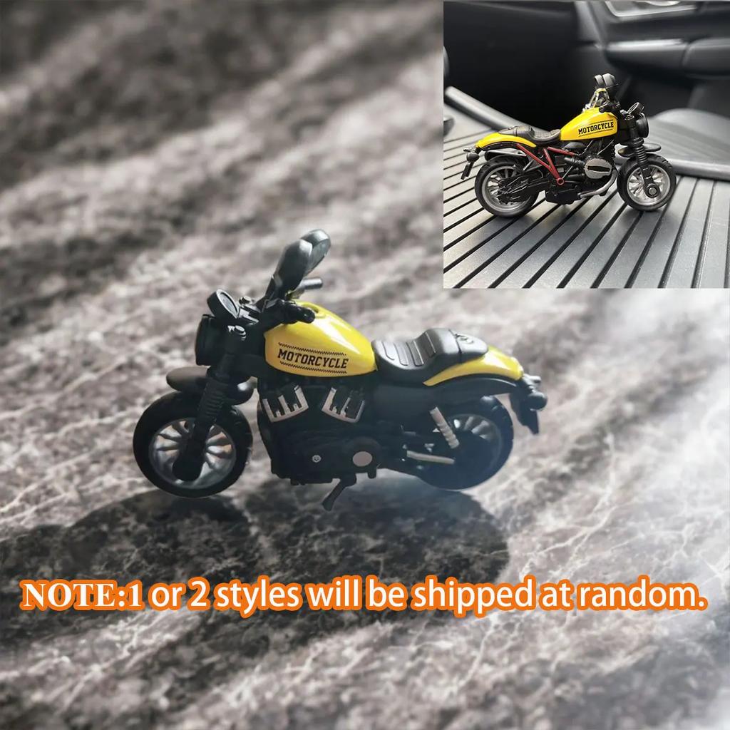 1 PCS Mini Motorcycle Model Alloy Collection Micro Toy for Birthday Gift Cake Decoration Boy/Girl Carrying Accessories