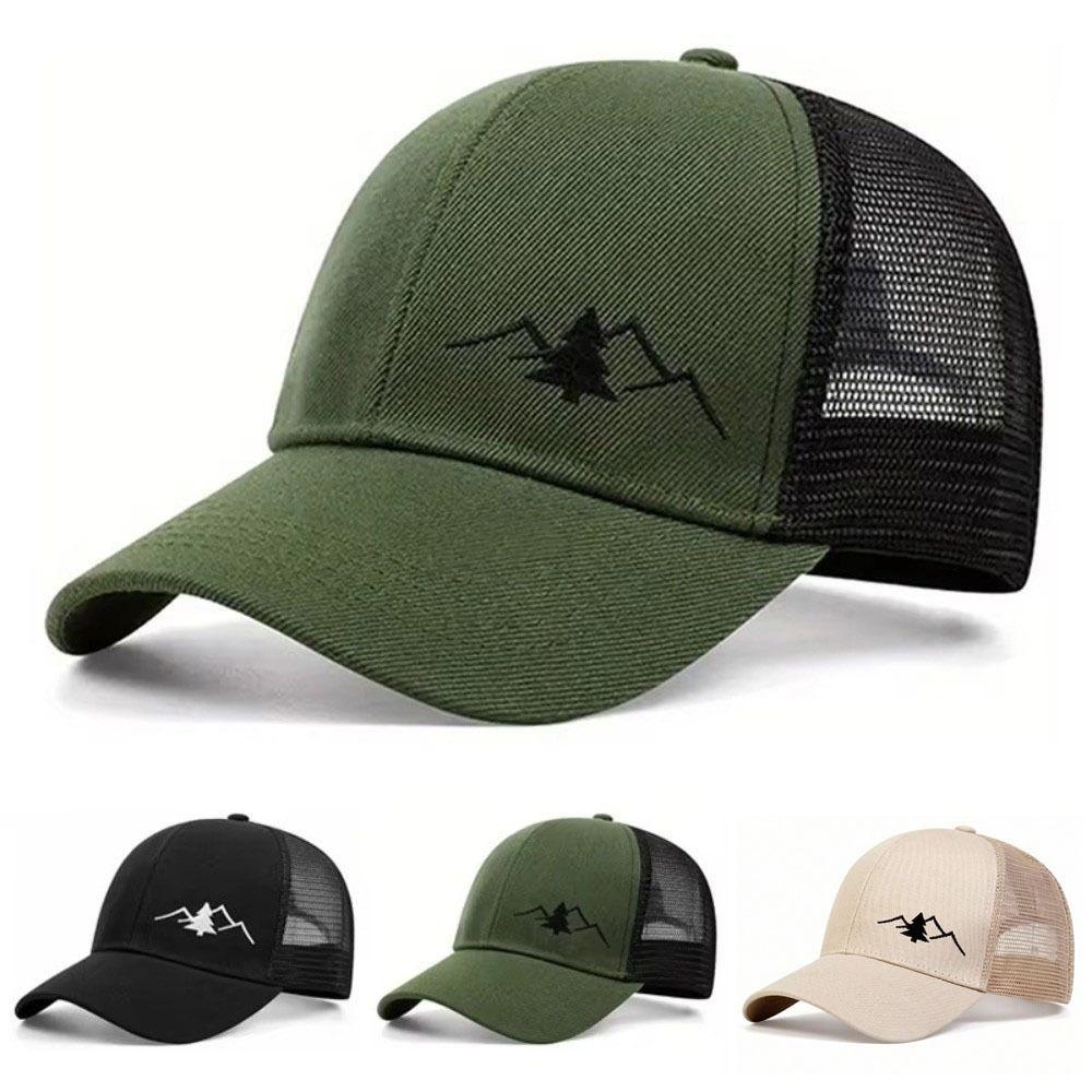 Atmungsaktive schnelltrocknende Baseballkappe Verstellbare Snapback-Mütze Kreative Trucker-Mütze Angeln