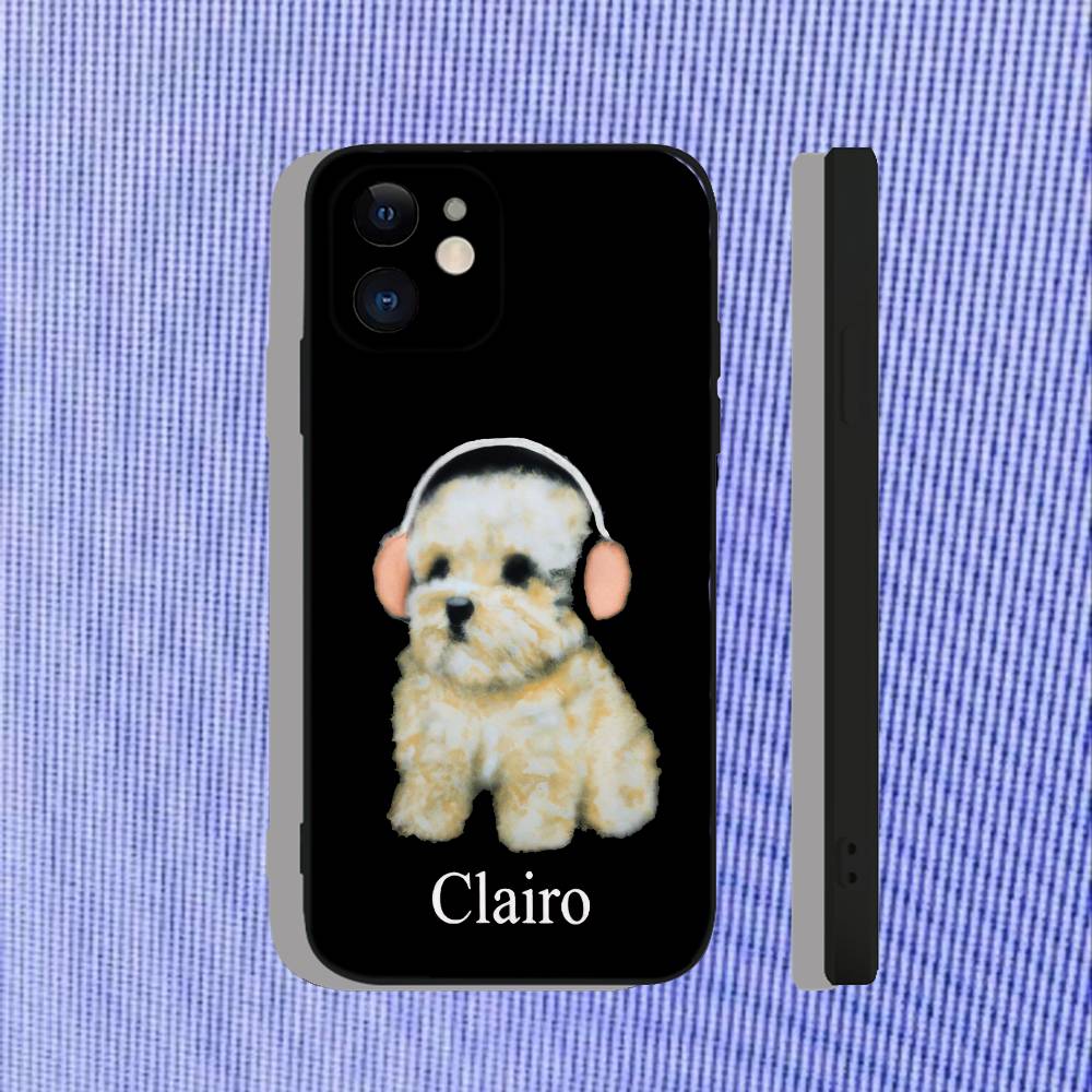

C-Clairo Charm Singer For iPhone 17,16,15,14,13,12,11,X,XR,Air,Pro,Max,Plus Soft Funda Black Phone Case iPhone14