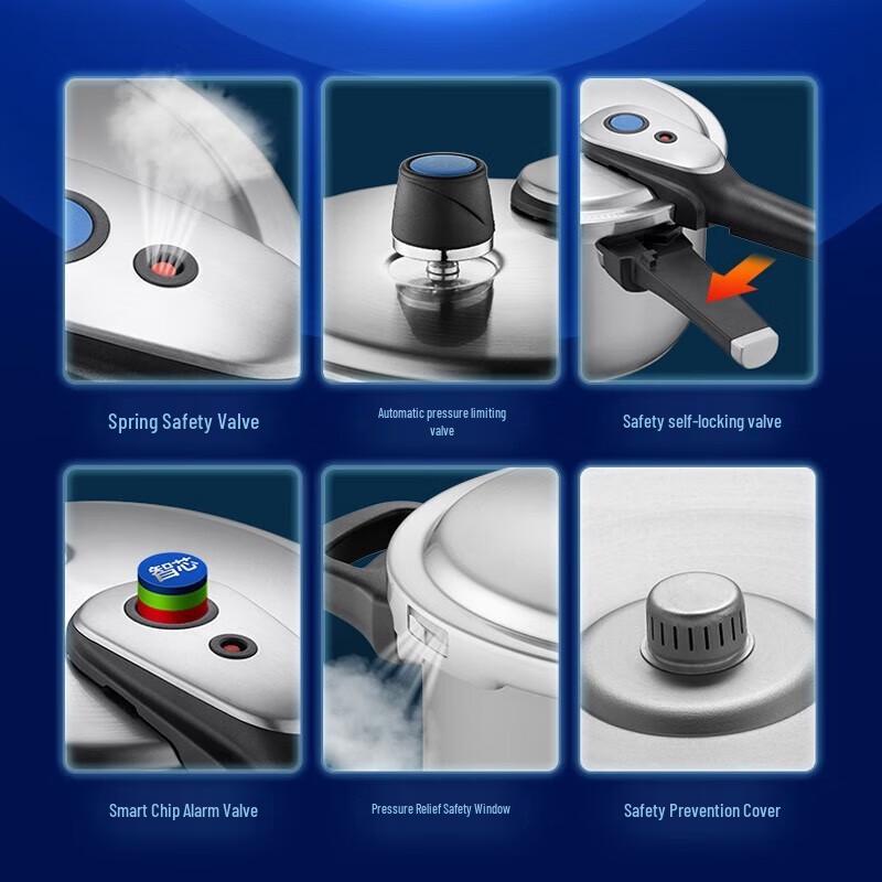 ASD 304 Stainless Steel Pressure Cooker