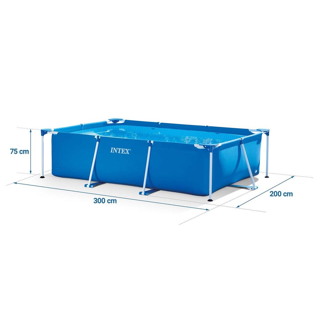 Frame Garden Pool 300 X 200 X 75 Cm 15-In-1 Intex 28272