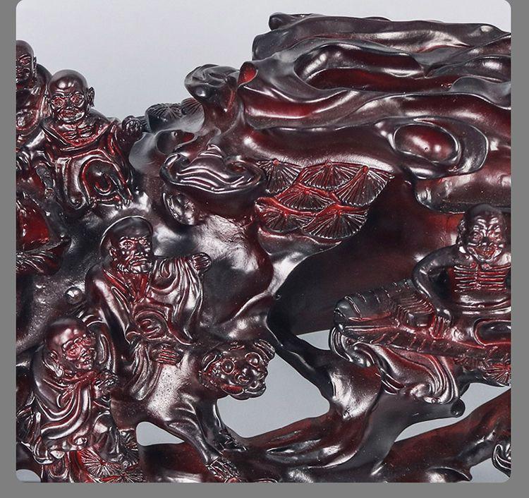 Eighteen Arhat Ruyi Ornament for Living Room or Office - Ideal Housewarming Gift