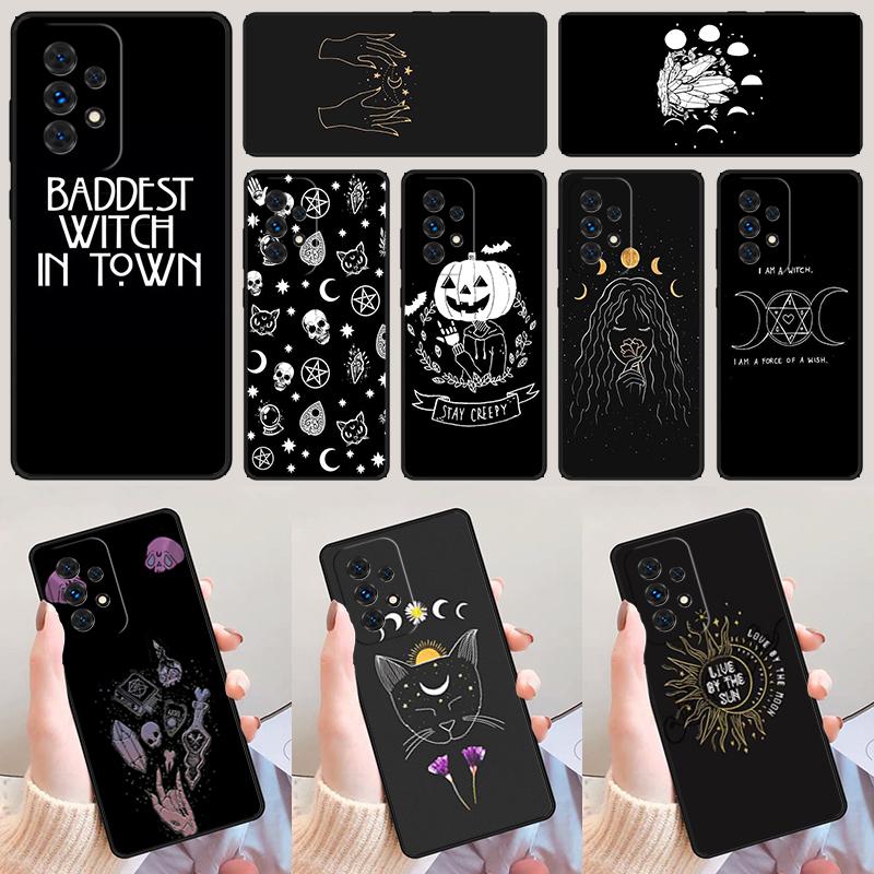 Witchcraft Dark Witch Phone Case For Samsung Galaxy A42 A31 A40 A51 A71 A32 A80 A91 A52 A72 A73 A20e A21S A50 A70 A11 A12 Cover
