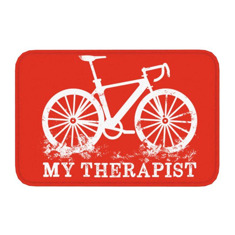 Mountain Bike Front Door Mat Anti-Slip Outdoor Absorbent Bicycle Racing MTB Biker Doormat Kitchen Bedroom Entrance Rug Carpet