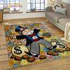 Game Dollar Monopoly Cartoon Money Carpet Rug for Bedroom Living Room Home Sofa Decoration,Children Game Large Decor Floor Mat