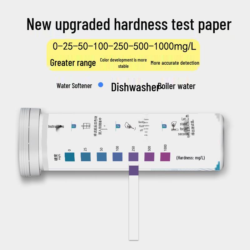 Rapid Water Hardness Test Strips for Boilers and Soft Water Systems