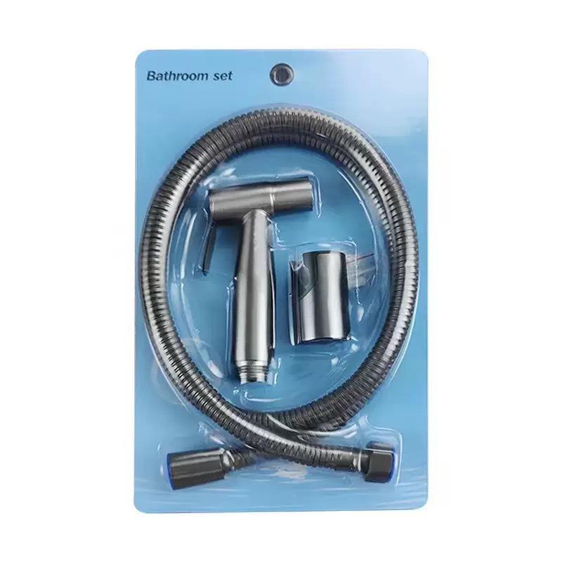 304 Stainless Steel High-Pressure Bidet Shower Head Spray Gun Set