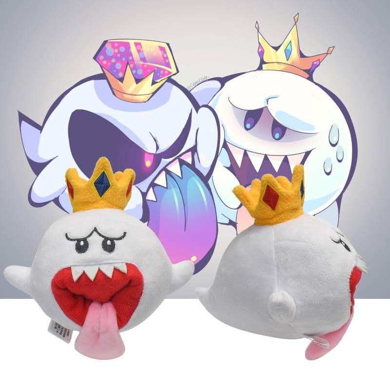Cute 17cm Super Mario King Boo Plush Toy Stuffed Doll