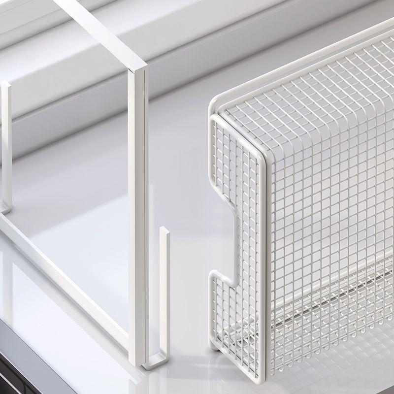 Wire Mesh Storage Basket Organizer Home Decoration Hanging Pullout Drawer for Dining Room Counter Bedroom Under Desk Pantry New