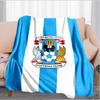 Coven-try Football Club Crest Printed Throws Blanket Soft Flannel Blankets for Couch Bed Gifts for Men Women Picnic blanket Christmas gifts