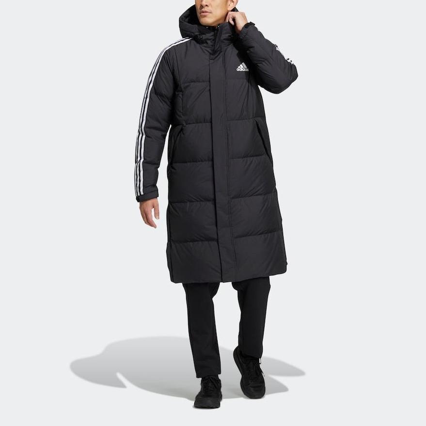 Adidas 3 Stripes 2022 Winter Down Jacket Unisex Black HN2099-
