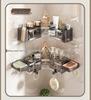 Wrought Iron Wall-Mounted Bathroom Shelf & Storage Rack
