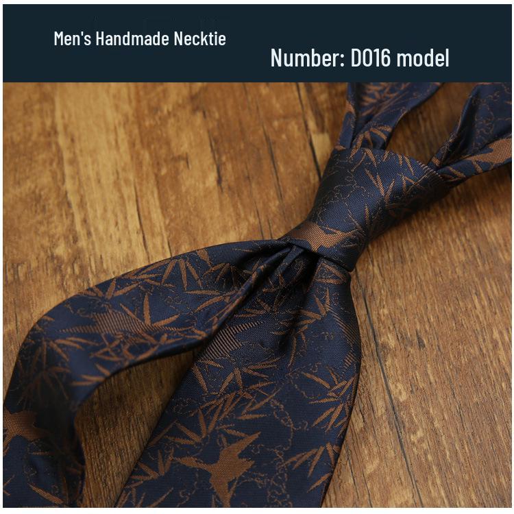 Men's 8CM Retro Burgundy Polyester Silk Tie - Business & Formal Suit Accessory