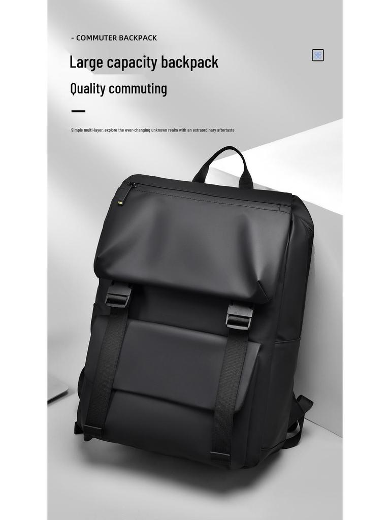 2025 Large Capacity Trendy Flap Laptop Backpack for Men & Students