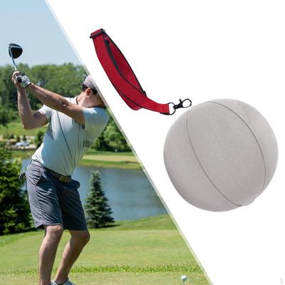 Golf Swing Training Ball with Adjustable Strap Sports Teaching Tool Inflatable for