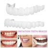 2025 Adult Adjustable Dentures Teeth Set Adjustable Snap-on Fake Teeth Portable Braces Decorate Gaps For Teeth Enhance Aesthetic