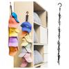 Rotatable Baseball Cap Storage Rack Hanging Wall-Mounted Hat Organizer Baseball Cap Holder  Bedroom