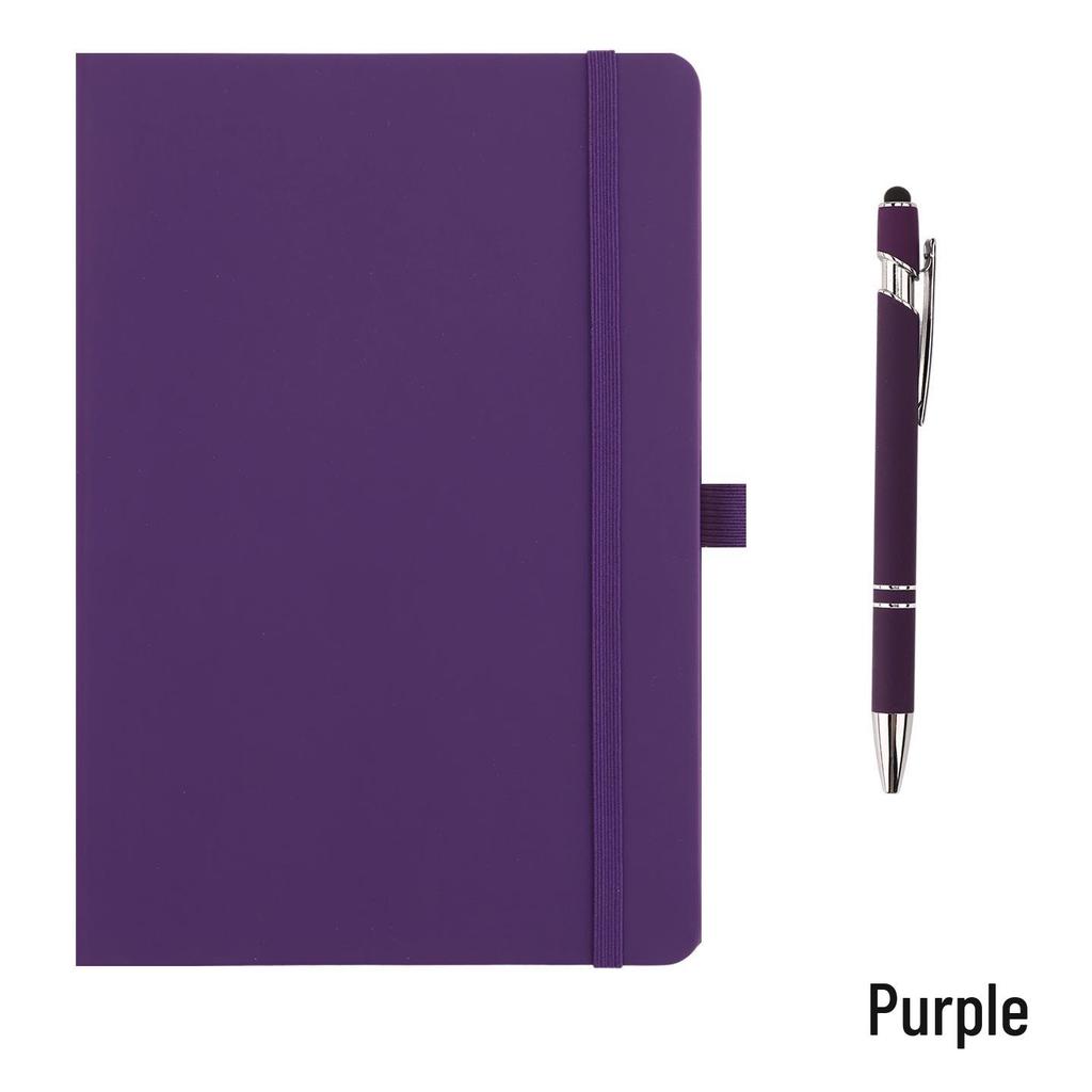 Cross-border A5 Simple PU Hard Cover Business Notebook with Custom Logo