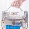 Trousse de toilette et de maquillage étanche en toile PVC grande capacité pour le voyage